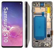Części serwisowe do telefonów - WYŚWIETLACZ EKRAN LCD DO TELEFONU SAMSUNG GALAXY S10 INCELL RAMKA CZARNA - miniaturka - grafika 1