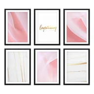 Ramki na zdjęcia - Zestaw Ramek Drewnianych- Galeria Ramek Na 6 Zdjęć - miniaturka - grafika 1