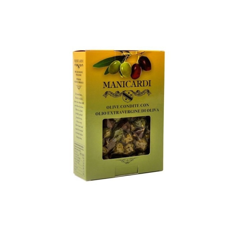 Mieszanka włoskich oliwek, 500 g / Manicardi