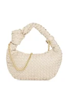 Torebki damskie - Pleciona torebka kremowa w stylu hobo TOREC-1007-12 - miniaturka - grafika 1