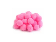 Decoupage - Pompony pluszowe różowe - 20 mm - 20 szt. - miniaturka - grafika 1