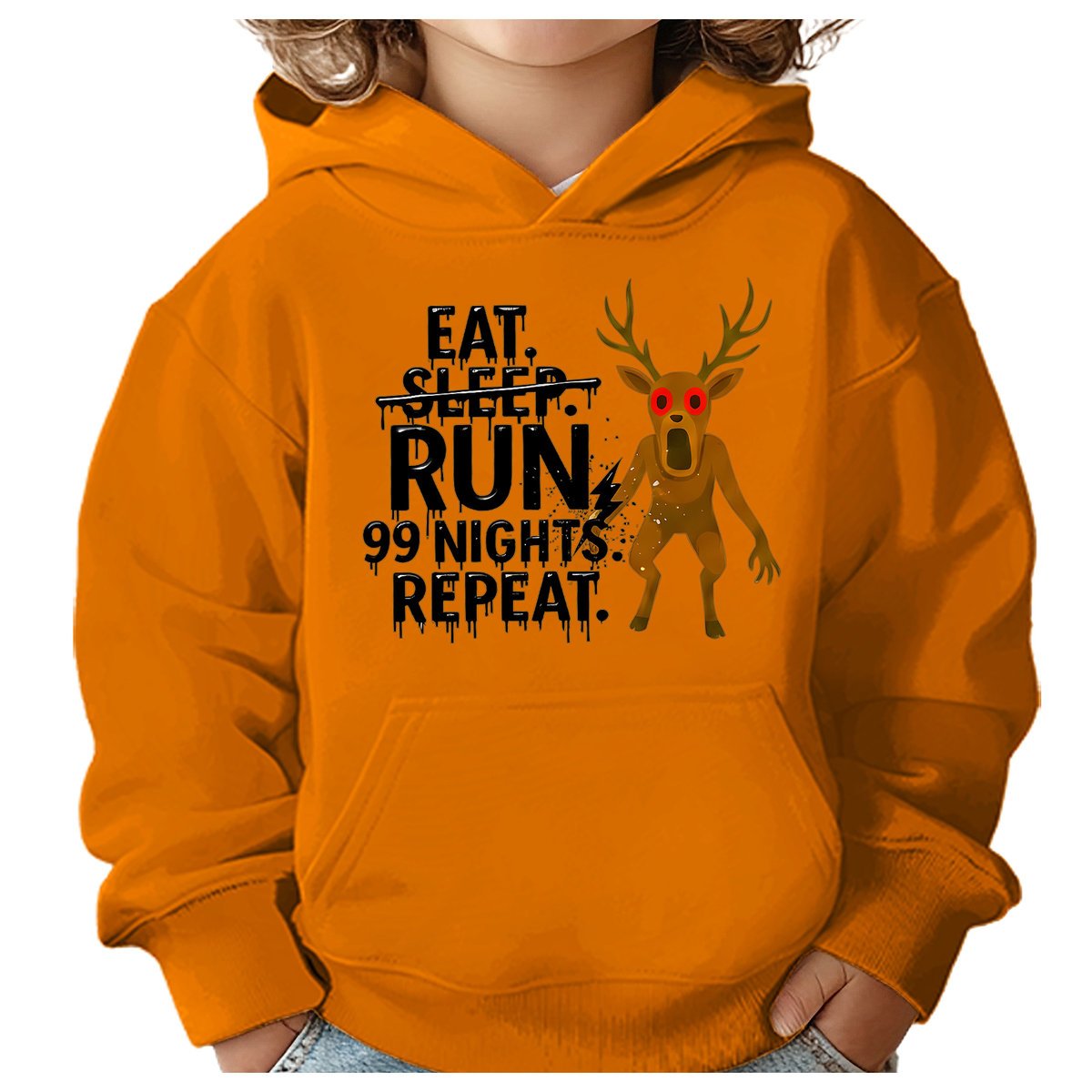 BLUZA DZIECIĘCA Z KAPTUREM 99 NOCY W LESIE ROBLOX 146-152 PREZENT
