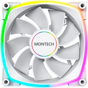 Montech Montech RX140 PWM ARGB Reverse Lüfter- 140mm, weiß - Wentylatory komputerowe - miniaturka - grafika 1