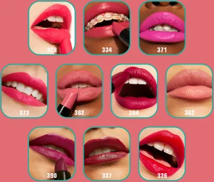 3ina 3ina Makeup  wegański  Cruelty Free  The Lipstick 384  długotrwała pomadka do ust  matowa pomadka do ust o wysokiej pigmentacji  matowana  wino matowe - Szminki - miniaturka - grafika 7