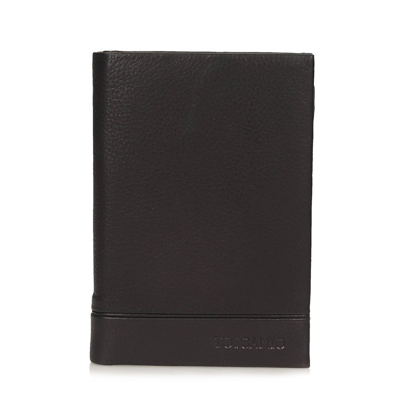 Czarny portfel skórzany Toscanio TR12560