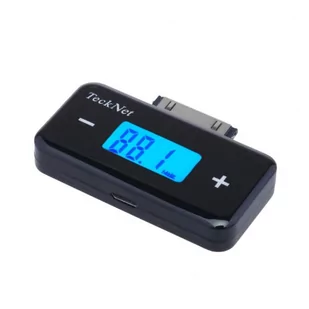 TeckNet Apple nadajnik FM ładowanie i zabawa do Apple iPhone 5, 5c, 5s, 6, 6s, 6 Plus, 6s Plus, iPod Touch, Nano - Transmitery FM - miniaturka - grafika 1
