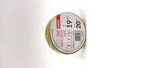 Emos Taśma izolacyjna PVC 19mm/20m żółto-zielona F61925 - Przewody elektryczne - miniaturka - grafika 2