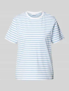 T-shirt z okrągłym dekoltem model ‘NORA’ - Koszulki i topy damskie - miniaturka - grafika 1