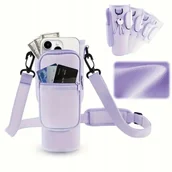 Etui na dokumenty i karty - ETUI STANLEY CUP FIOLETOWE TORBA Z PASKIEM NA KUBEK TERMICZNY BIDON 1L - miniaturka - grafika 1