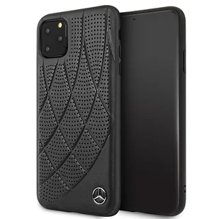 Mercedes Benz Benz Bow Line MEHCN65DIQBK iPhone 11 Pro Max czarny MEHCN65DIQBK - Etui i futerały do telefonów - miniaturka - grafika 1