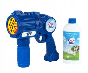 Fru Blu Bańkowy Shooter płyn 0,4l Zabawki Bańki Mydlane Zestaw Do Baniek - Bańki mydlane - miniaturka - grafika 1