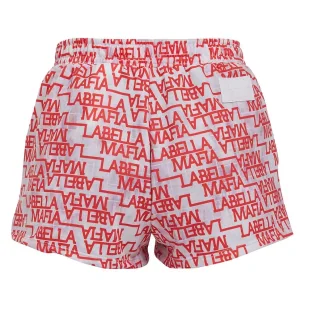 Spodenki krótkie damskie LABELLAMAFIA SHORTS NEUTRAL FLOWERS - Spodenki damskie - miniaturka - grafika 7