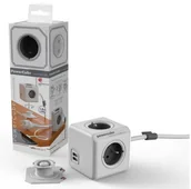 Listwy zasilające - PowerCube Extended 4 gniazda 2x USB 1.5m niebieski 2402BL/FREUPC - miniaturka - grafika 1