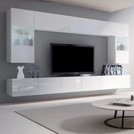 Inne meble do salonu - Meblościanka 1 Calabrini Calabrini GIB Meble Biały Mat / Biały Połysk - miniaturka - grafika 1