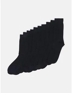 SOCKS FOR MEN BLACK 39-42 10 PAIRS - Majtki męskie - miniaturka - grafika 1