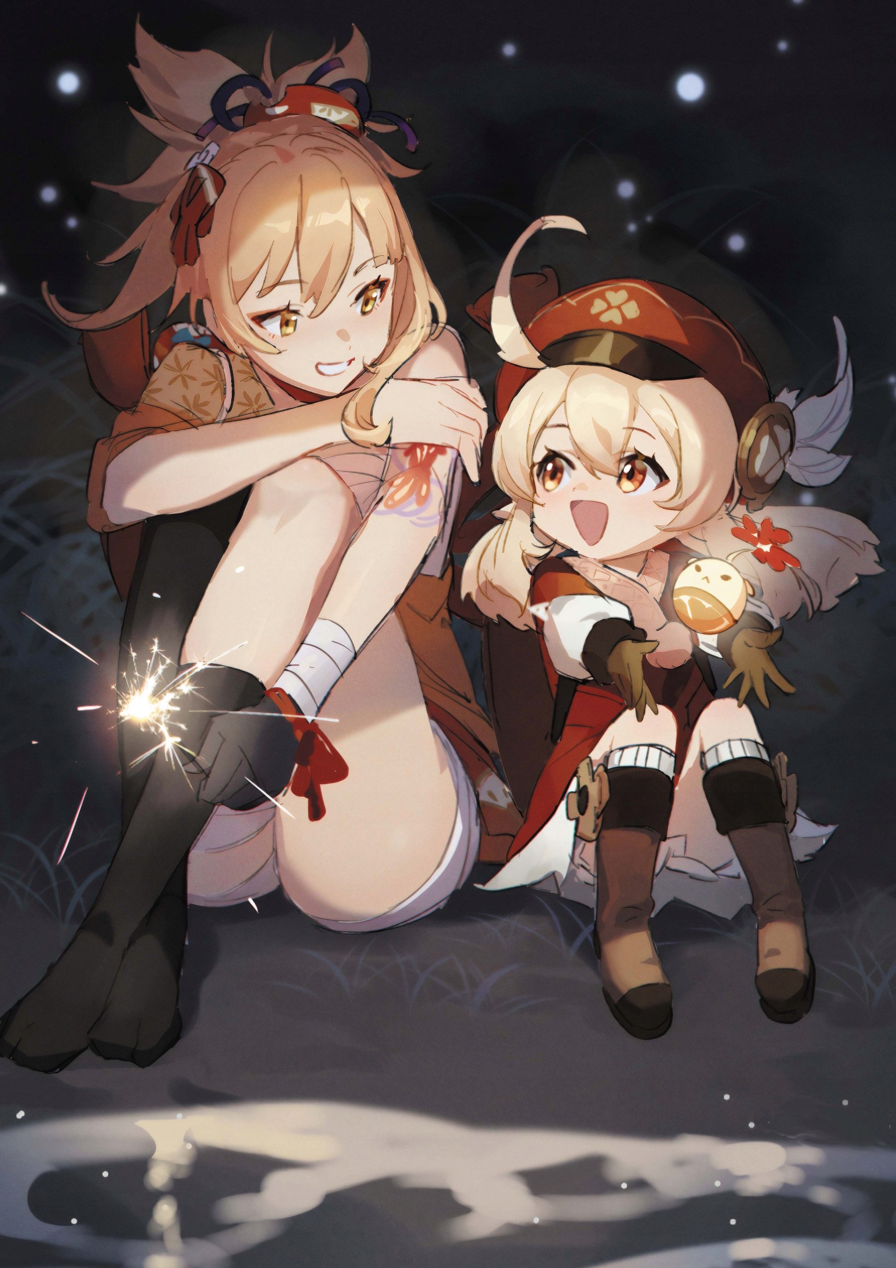 Plakat A3 Genshin Impact Anime Gra Yoimiya Klee