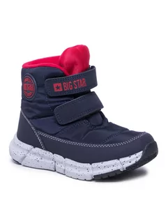 Buty dla chłopców - Big Star Śniegowce II374069 Granatowy - grafika 1