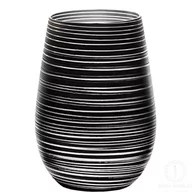 Szklanki - Stolzle Lausitz Twister Olympic szklanki czarne ze srebrnym 465 ml. 6 szt. - miniaturka - grafika 1