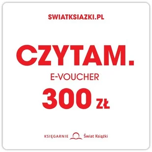 Karta podarunkowa ŚWIAT KSIĄŻKI 300 zł - Kody i doładowania cyfrowe - miniaturka - grafika 1