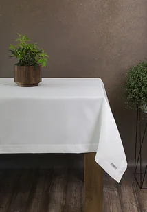 Obrus Ellen 140x220 Biały Eurofirany - Obrusy i serwetki - miniaturka - grafika 1