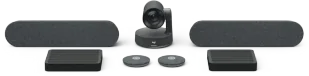 Logitech Mikrofon Rally Plus Black EU/Russia/Turkey/Ukrain - Kamery internetowe - miniaturka - grafika 1