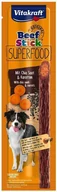 Przysmaki dla psów - Vitakraft Vitakraft Beef Stick Superfood 15 x 25 g Chia & marchew| Dostawa GRATIS od 89 zł + BONUS do pierwszego zamówienia - miniaturka - grafika 1