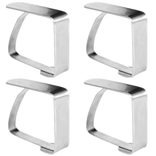 Klipsy do obrusu stal 4szt 139165 Orion - Obrusy i serwetki - miniaturka - grafika 1