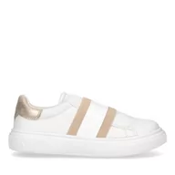 Buty sportowe damskie - Buty Tommy Hilfiger damskie W T3A4-32155-1383X048 (kolor Biały. Złoty, rozmiar 36) - miniaturka - grafika 1