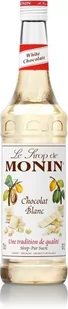 Monin Syrop WHITE CHOCOLATE 0,7 L - biała czekolada - Syropy i koncentraty owocowe - miniaturka - grafika 1