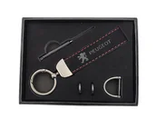 Akcesoria motoryzacyjne - PEUGEOT BRELOK samochodowy PEUGEOT BRELOCZEK do kluczy + pudełko na prezent - miniaturka - grafika 1