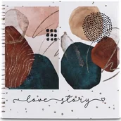 Albumy fotograficzne - Album HAMA Love Story Biało-kolorowy (100 stron) - miniaturka - grafika 1