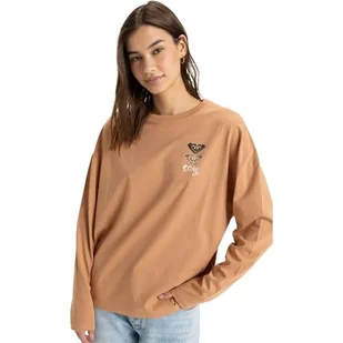 Roxy Dune Explorer Damska koszulka brązowa XXL - Koszulki i topy damskie - miniaturka - grafika 1