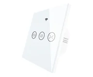 Systemy inteligentnych domów - MOES Dotykowy inteligentny przełącznik rolet Wi-Fi TUYA - miniaturka - grafika 1
