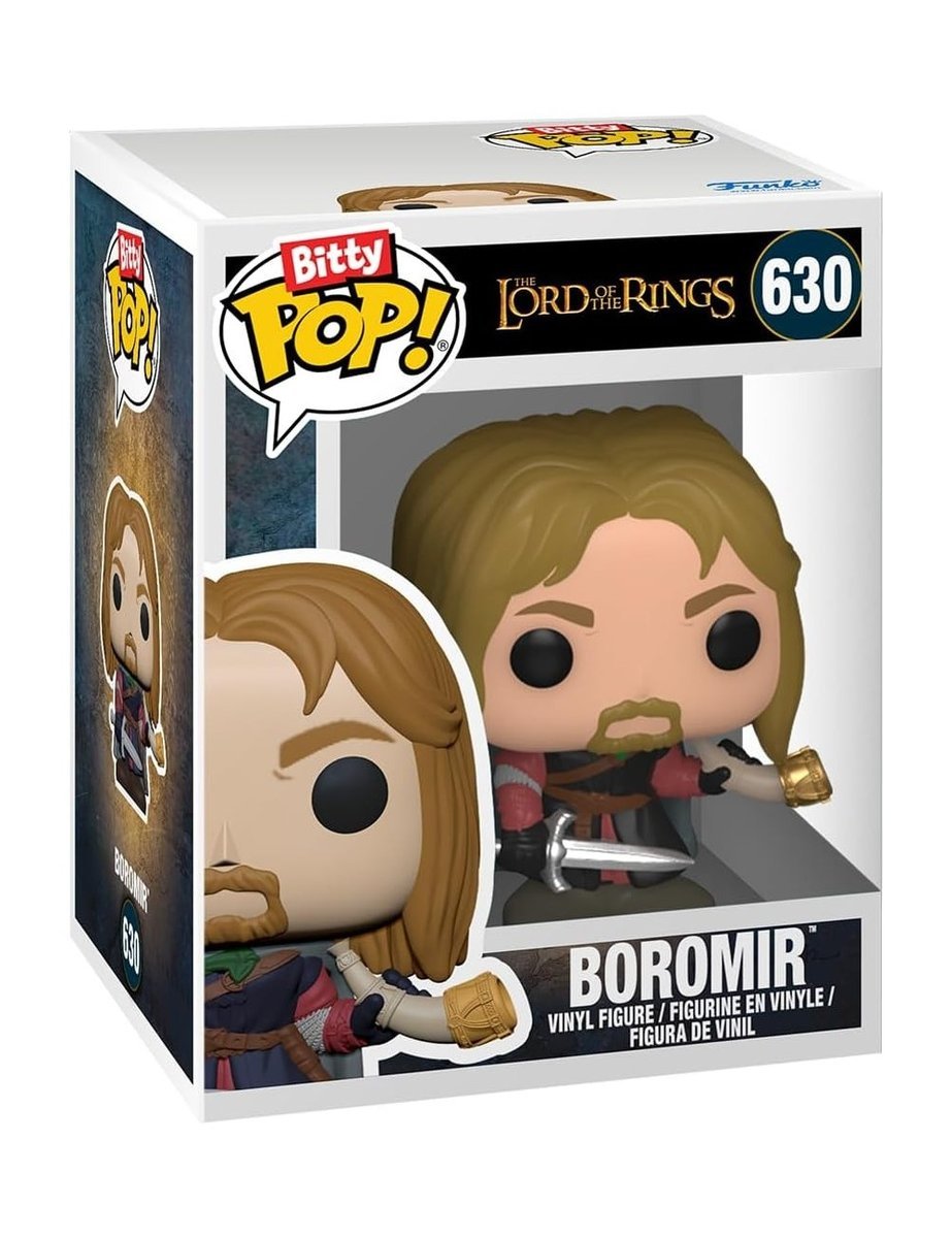 funko pop! the lord of the rings bitty boromir 1/6 630 2,5cm figurka bardzo mała