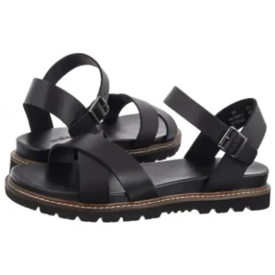 Sandały Czarne 76196-51 (WO283-a) Wojas - Sandały damskie - miniaturka - grafika 1