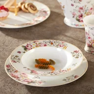 Talerze - Dekoria Talerz głęboki Blooming, porcelana, 23 cm - miniaturka - grafika 1
