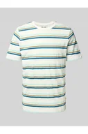 Koszulki męskie - T-shirt z prążkowanym, okrągłym dekoltem model JAMAS - Blend - miniaturka - grafika 1