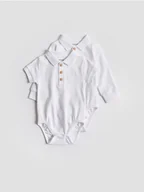 Komplety dla niemowląt - Reserved - Bawełniane body 2 pack - biały - miniaturka - grafika 1