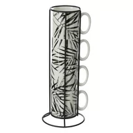 Filiżanki - Komplet filiżanek, MIA HOME, Tazas, szara, 240 ml, 4 szt. - miniaturka - grafika 1