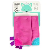 Grzechotki dla dzieci - Zabawka pluszowa Kocyk, Blanky, 14325 PINK - miniaturka - grafika 1