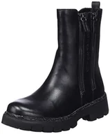 Botki damskie - Tom Tailor Damskie sztyblety 4290701, czarne, 41 UE - miniaturka - grafika 1