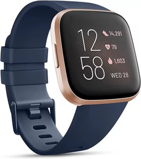 Opaska / Pasek Braders do Fitbit Versa / Versa 2 / Versa Lite granatowy - Akcesoria do smartwatchy - miniaturka - grafika 1