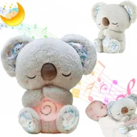 Pozytywki dla dzieci - Maskotka Koala Uspakajająca PRZYTULKANKA ODDYCHAJĄCA POZYTYWKA ŚWIECĄCA - miniaturka - grafika 1