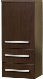 Regał łazienkowy wenge mat 40x89cm FOKUS z dwiema szufladami - Szafki łazienkowe - miniaturka - grafika 1