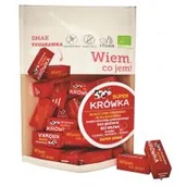 Zdrowa żywność - MEGUSTO Krówki bezmleczne truskawkowe BEZG. BIO 150 g - miniaturka - grafika 1