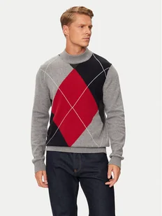 Pierre Cardin Sweter C5 51150./5079/4215 Szary Regular Fit - Swetry męskie - miniaturka - grafika 1