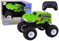 Zabawki zdalnie sterowane - Auto Terenowe Zdalnie Sterowane 2.4G RC 1:12 Dinozaur Zielony - miniaturka - grafika 1