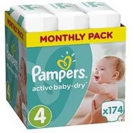 Pieluchy - Pampers Active Baby 4 Maxi 174 szt. - miniaturka - grafika 1