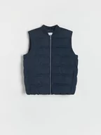 Kurtki i płaszcze dla chłopców - Reserved - Kamizelka z ociepleniem - granatowy - miniaturka - grafika 1