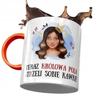 Kubki - Kubek Pomarańczowy Dla Poli Koleżanki Przyjaciółki z Nadrukiem ze Zdjęciem + Opakowanie na prezent (wzór 04) - miniaturka - grafika 1